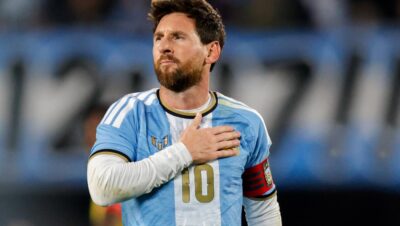 Lionel Messi durante su último partido con la Selección Argentina