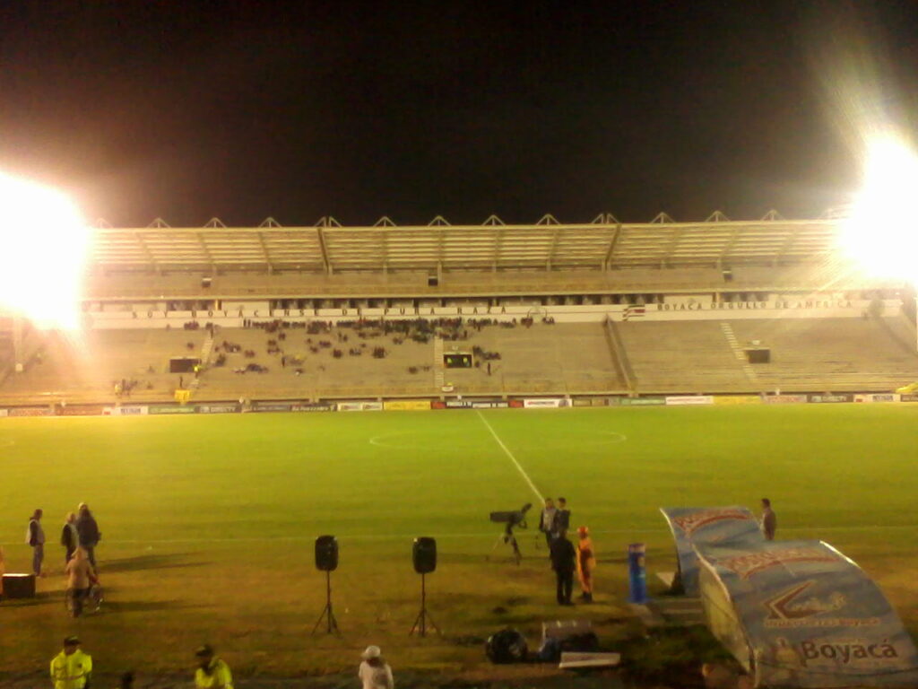 Estadio La Independencia de Tunja, donde Boyacá Chicó venció 1-0 a Atlético Bucaramanga