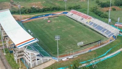 Vista aérea del estadio Jaraguay de Montería, casa de Jaguares de Córdoba